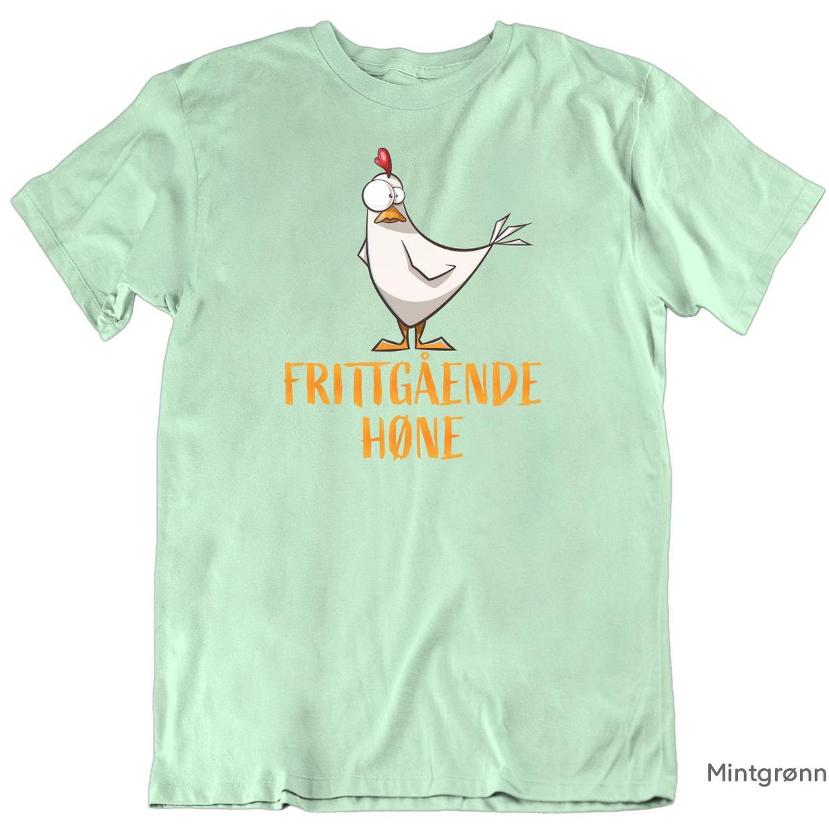 Frittgående Høne T-skjorte UNISEX
