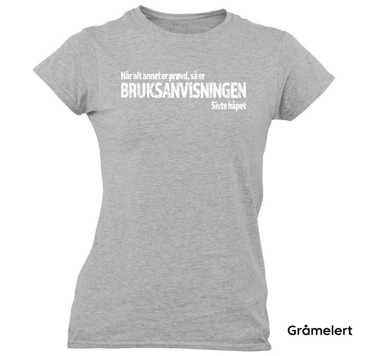 Bruksanvisningen T-skjorte DAME