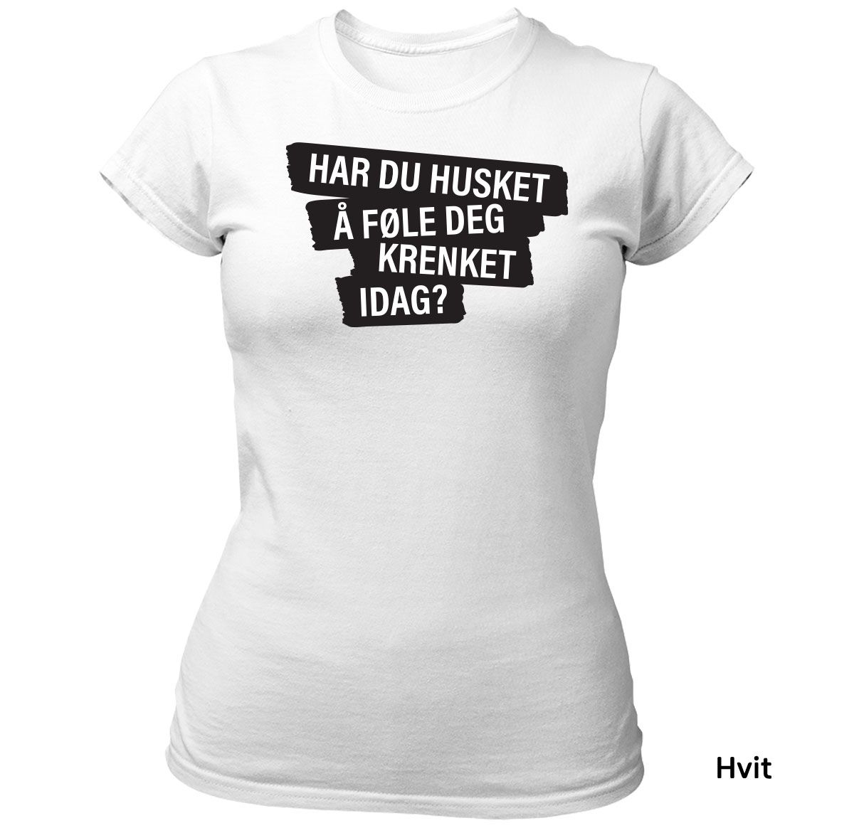 Krenket T-skjorte DAME