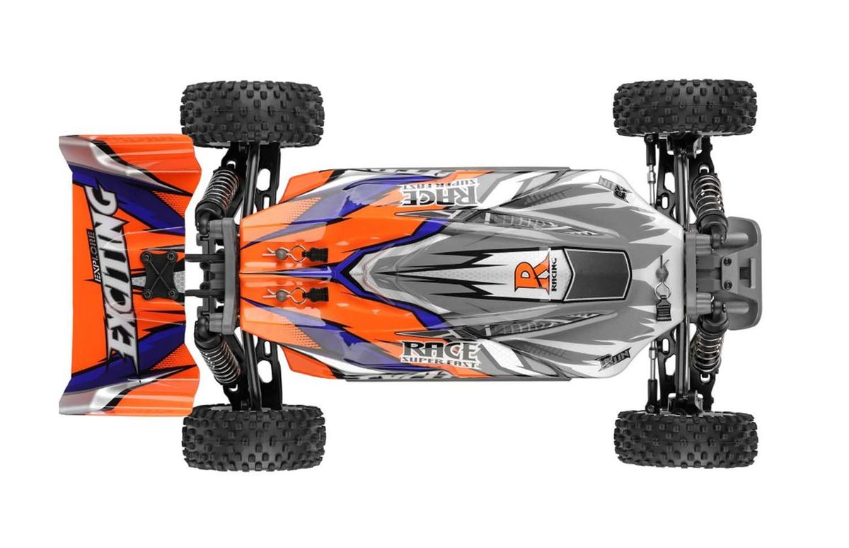 WLToys 124010 Buggy 1/12 4WD Exciting Orange RC bil komplett RTR