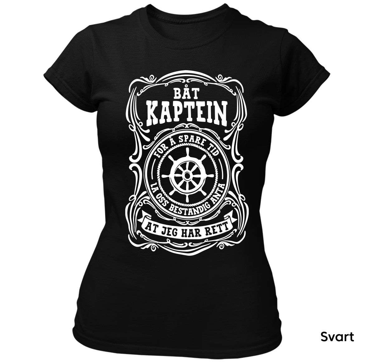 Båt Kaptein T-skjorte Dame