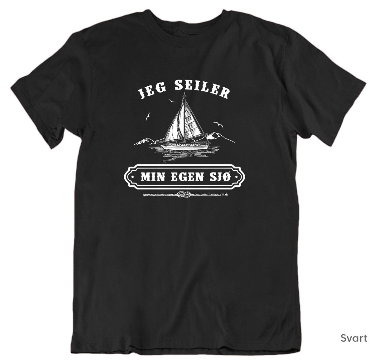 Seiler min egen sjø T-skjorte