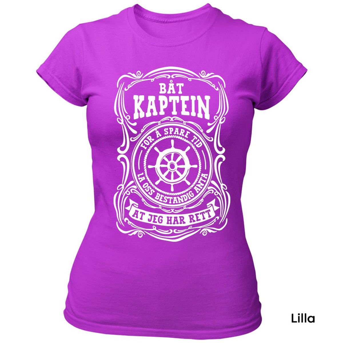 Båt Kaptein T-skjorte Dame