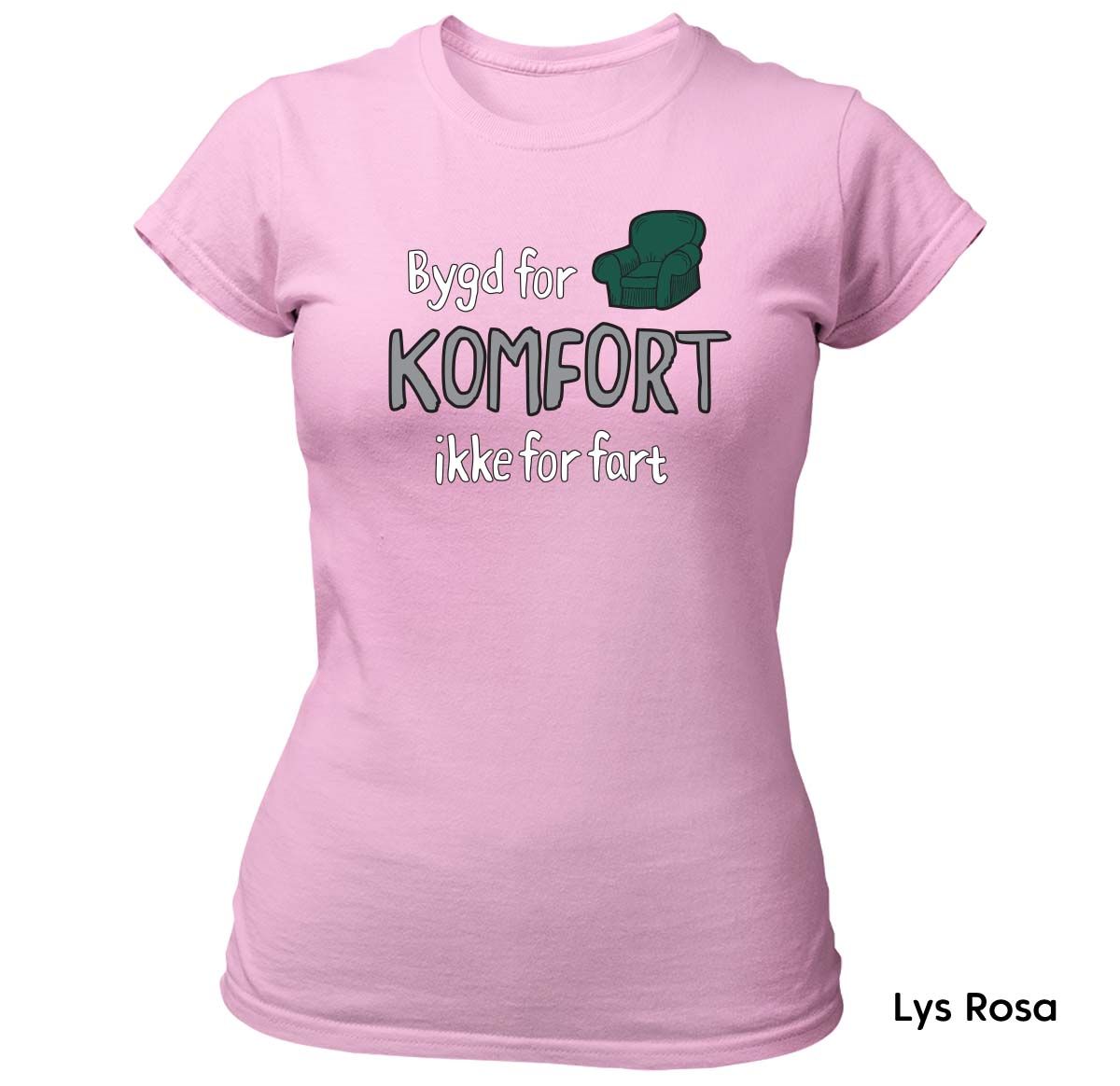 Bygd for komfort  T-skjorte DAME
