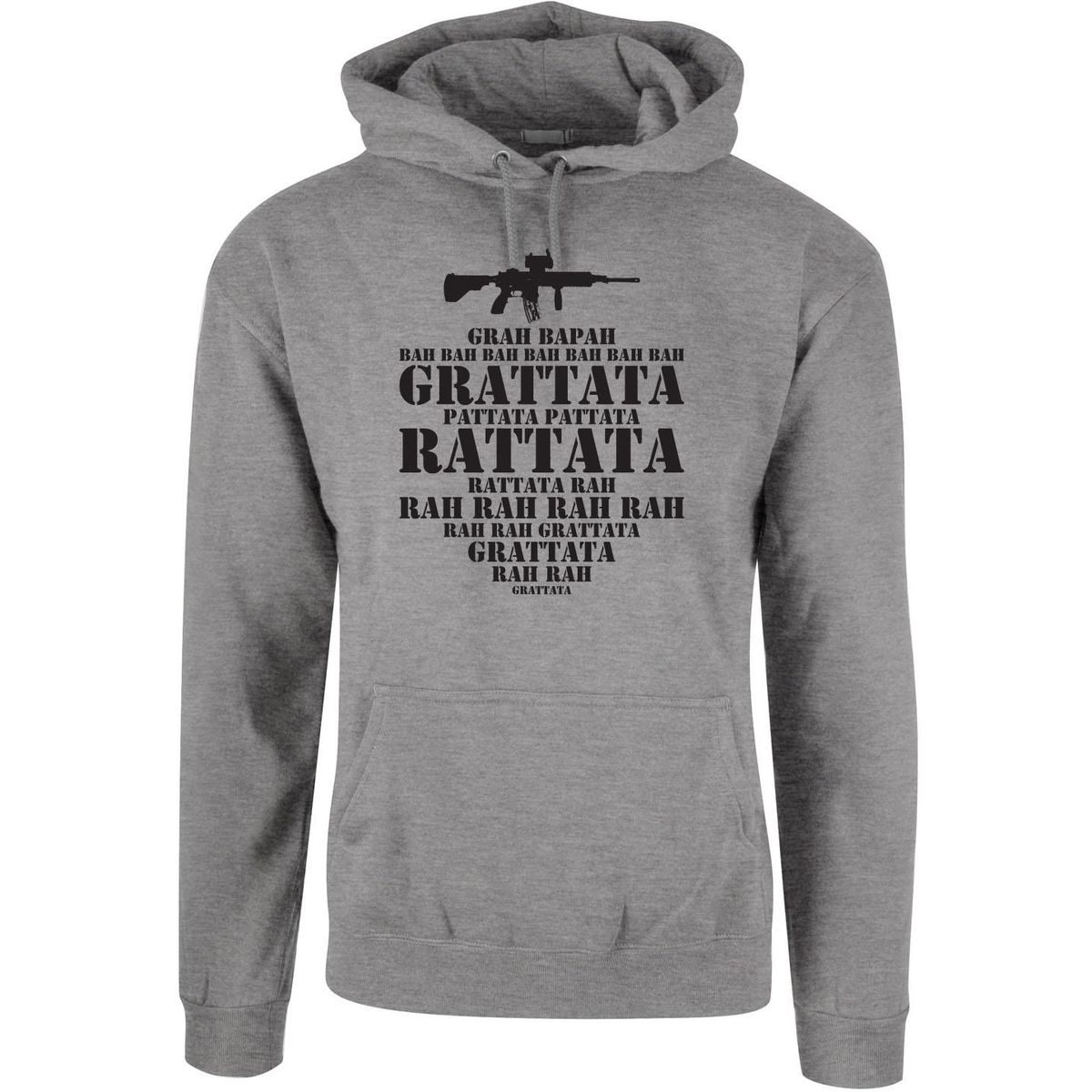 Grattata Rattata Hettegenser SVART Trykkfarge