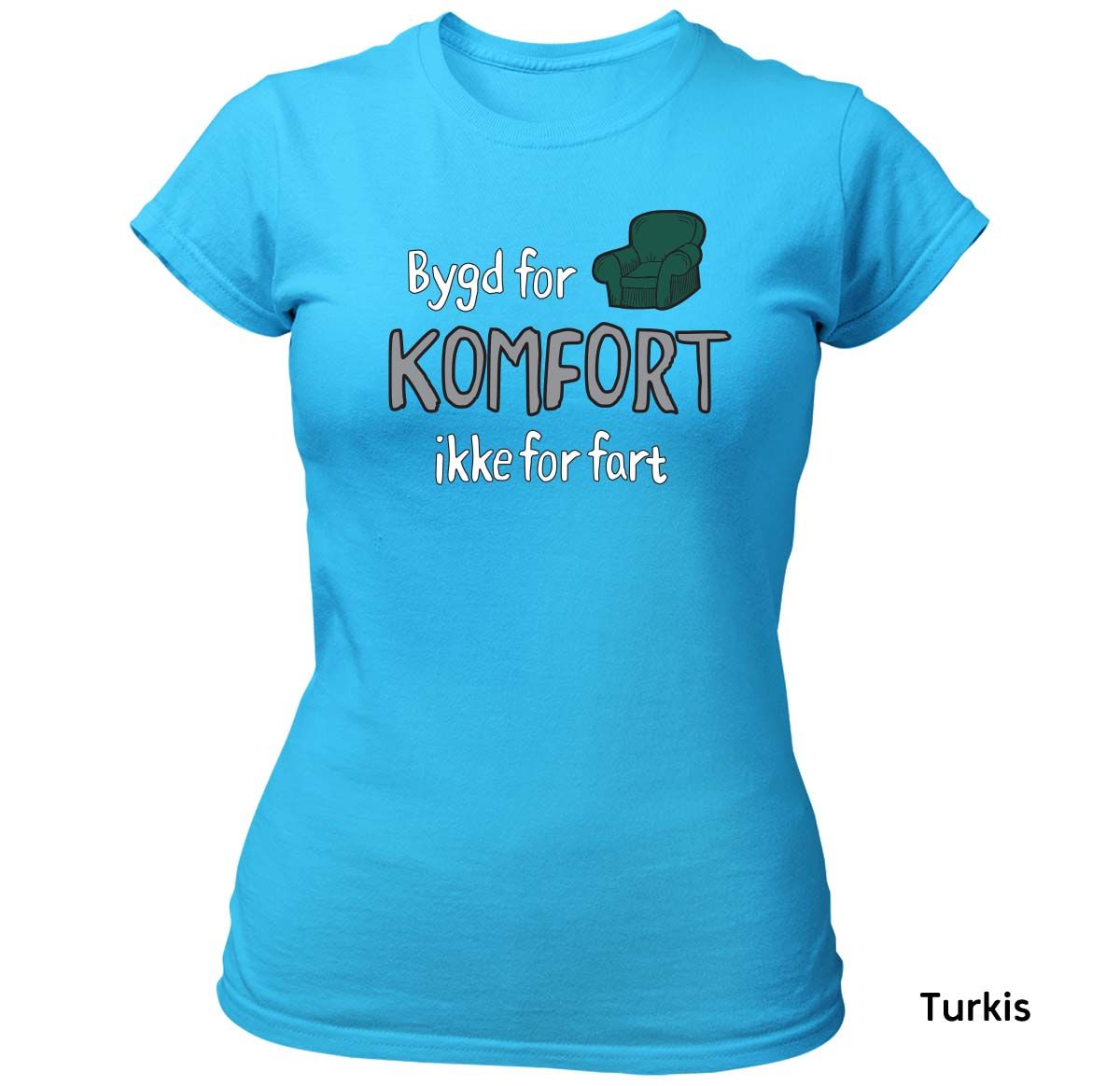 Bygd for komfort  T-skjorte DAME