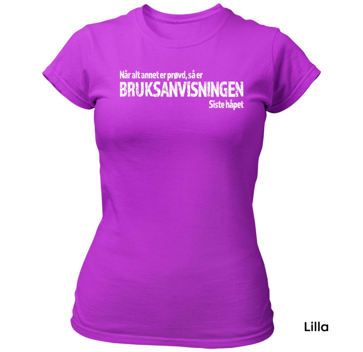 Bruksanvisningen T-skjorte DAME