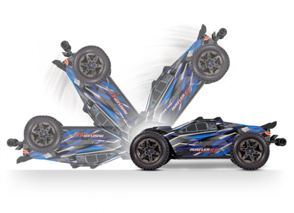 Rustler 4x4 Ultimate TQi TSM Clipless w/o Battery