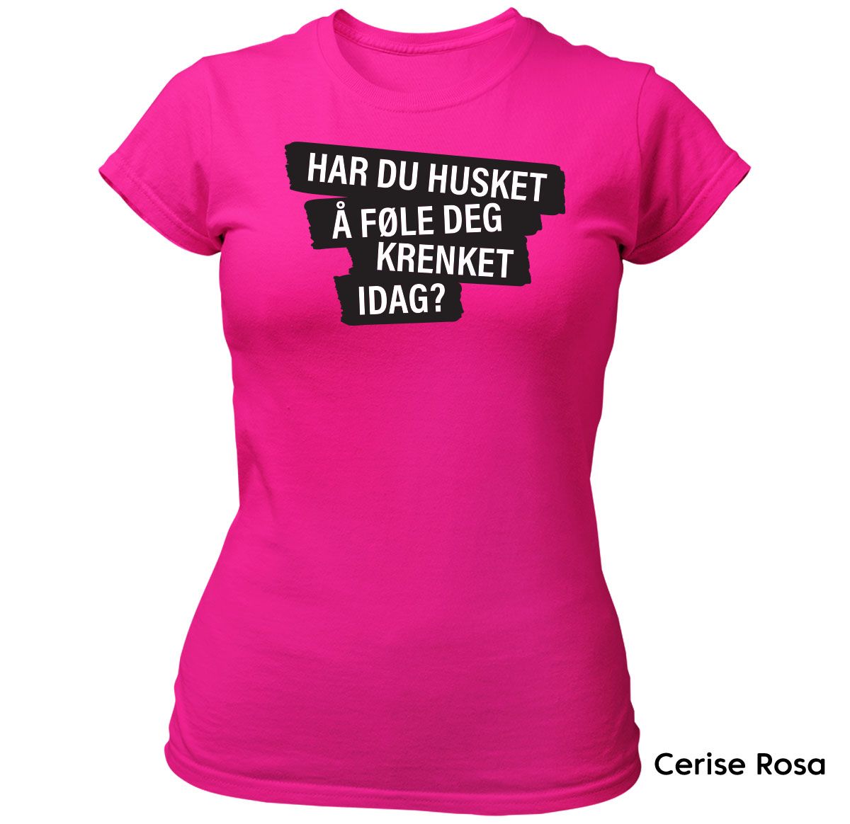 Krenket T-skjorte DAME