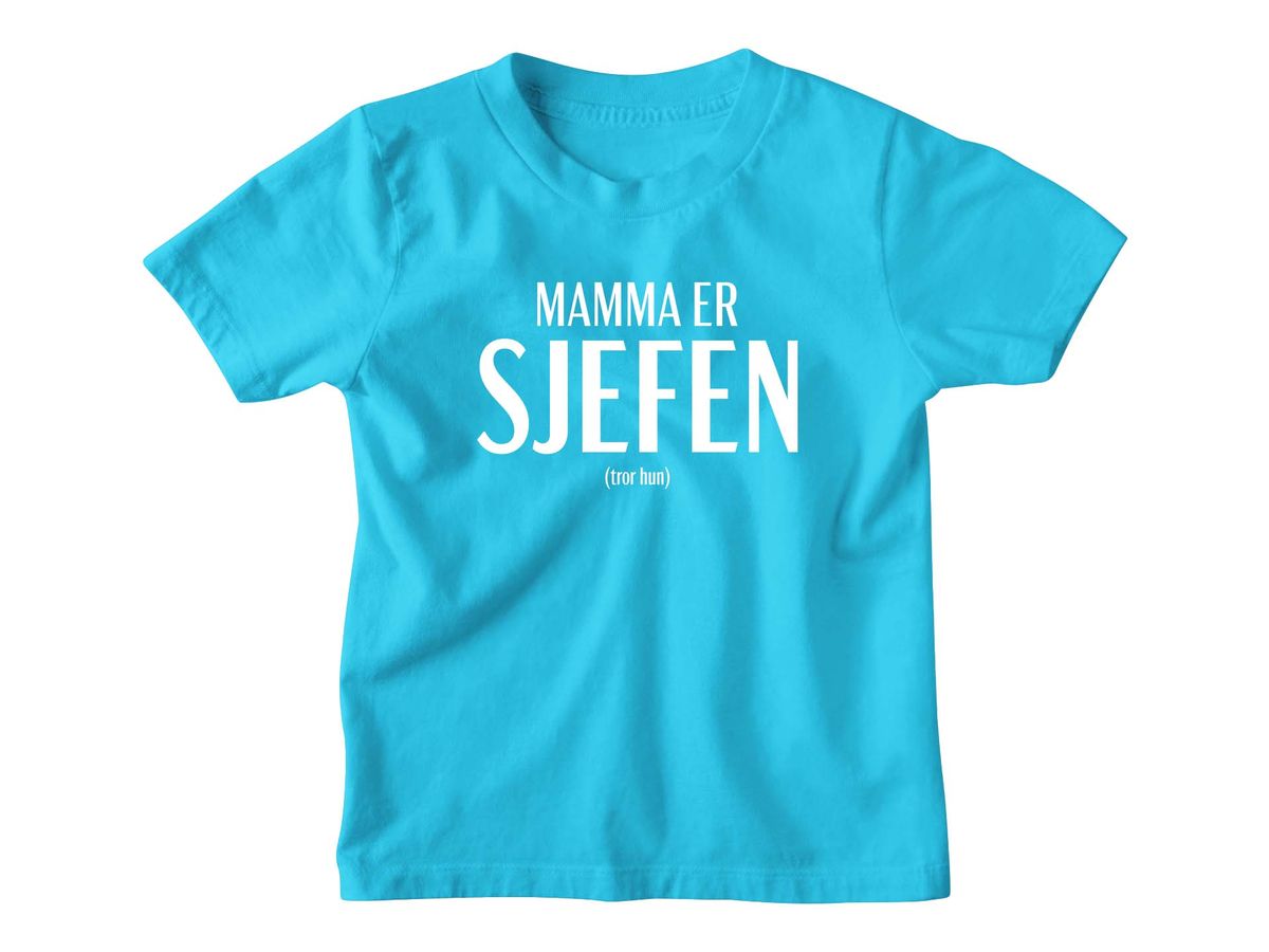 Mamma er Sjefen T-skjorte Barn