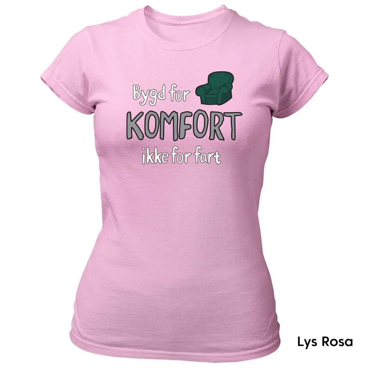 Bygd for komfort  T-skjorte DAME