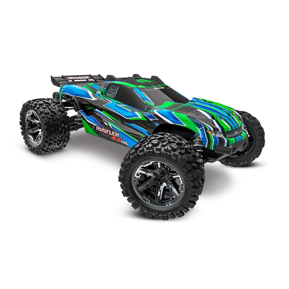Rustler 4x4 VXL 1/10 TSM RTR EHD w/o Battery GRØNN