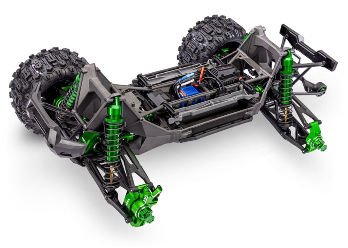 X-Maxx ULTIMATE 4WD Brushless TQi TSM Green-X Limited Edition GRØNN