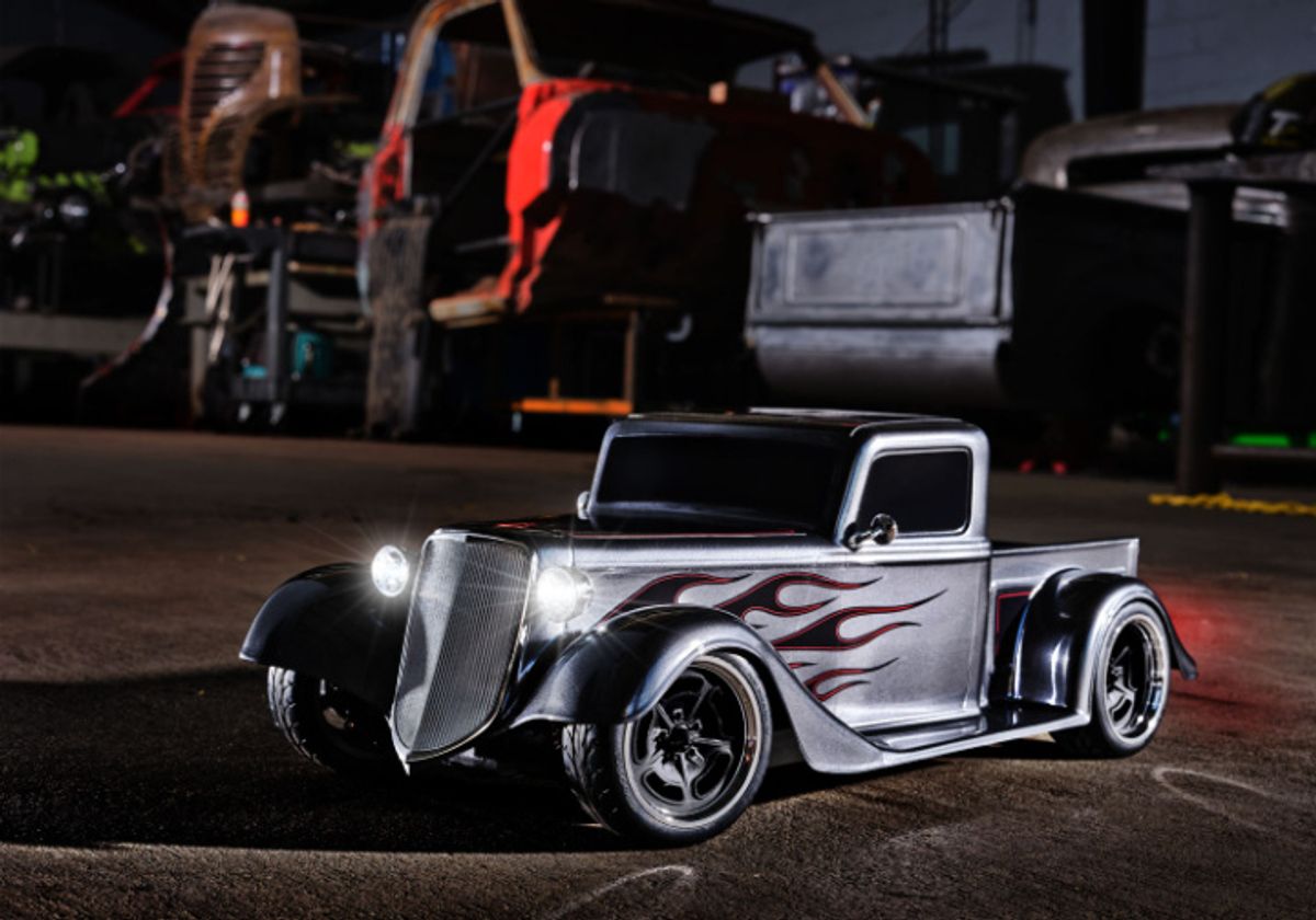 Factory Five '35 Hot Rod Truck 1/10 AWD RTR Silver*